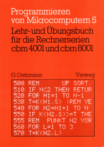 Lehr- und Übungsbuch für die Rechnerserien cbm 4001 und cbm 8001