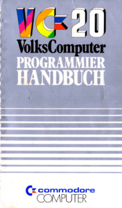 VC 20 VolksComputer Programmier-Handbuch