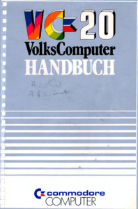 VC 20 VolksComputer Handbuch